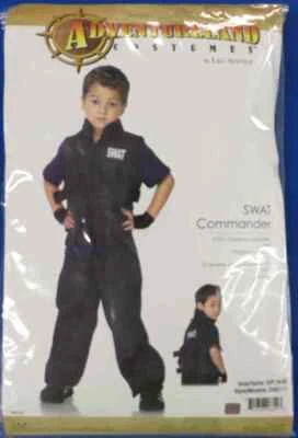 SWAT Comandante Equipo de Policía Fuerzas Especiales Vestido Elegante Halloween Niño Disfraz Foto 1 de 2