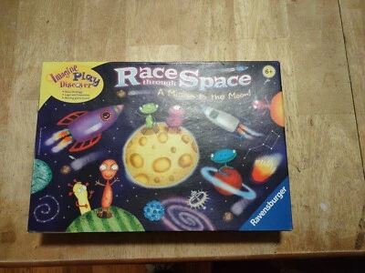 22180 Race Through Space, by Ravensburger - A Mission to the Moon - For Ages 6+ - Image 1 of 4
