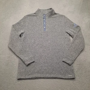 Swannies Golf Wolff Polar Pullover Hombres XL Gris 1/4 Snap Suéter Sudadera Top - Imagen 1 de 8