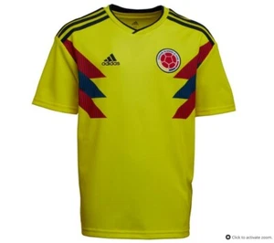 Adidas Originals Unisex Junior T-shirt FCF Colombia Home Junior Size - Picture 1 of 8