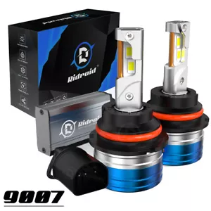 9007/HB5 LED Headlight Bulbs Kit 6500K White High Low Beam Super Bright 36000lm - Picture 1 of 13
