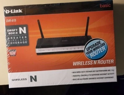 D-Link Basic DIR-615 802.11 N300 Mbps 4-Port10/100Wireless N Router:790069302299 - Image 1 of 4