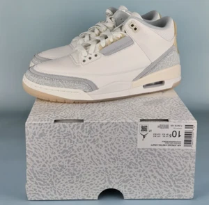 Nike Jordan 3 Retro - Craft Ivory - M 10.5 US / W 12 US FJ9479-100 - Picture 1 of 8