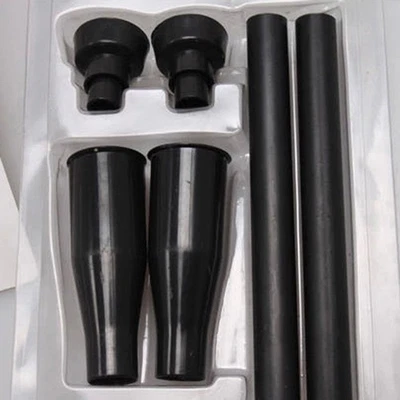 8 Stück Plastik Garten Wasserfall Fontäne Düse Kopf Satz Formen Schwarz - Bild 1 von 4