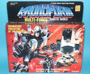 TRANSFORMERS DIACLONE KRONOFORM MULTI-FORCE ROBOTIC WORLD WARRIOR ROBOT BOXED... - Picture 1 of 19