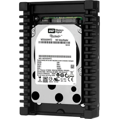 WD WD5000HHTZ 0K25J9 500GB Velociraptor 3.5" Hard Disk 10K 10,000 Refurbished - Image 1 of 3