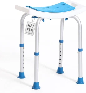 FSA/HSA Eligible Shower Chair for inside Shower, Shower Stool for Insidetub, Too - Picture 1 of 12