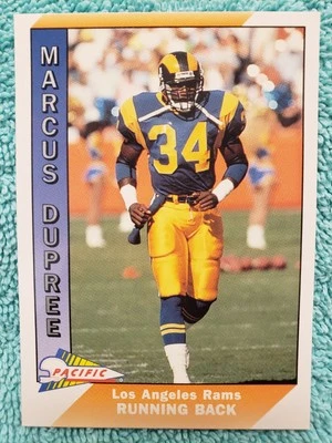 1991 PACIFIC MARCUS DUPREE #248 LOS ANGELES RAMS - Image 1 of 4