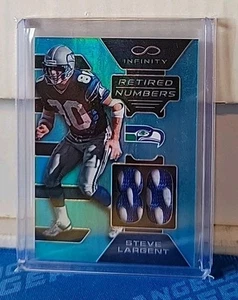 2016 Steve Largent Panini Infinity Retired Numbers Game Worn Jersey /88 - Picture 1 of 2