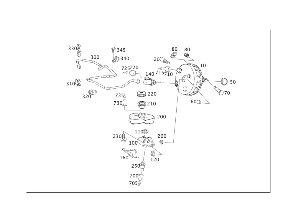 Original Mercedes-Benz Line 164-430-10-29 Foto 1 de 1