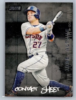 2017 Stadium Club #CS-JA Jose Altuve Contact Sheet Houston Astros - Image 1 of 2