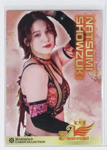 NATSUMI SHOWZUKI No.029 - Tarjeta de colección MARIGOLD de lucha libre profesional para mujer - Imagen 1 de 3