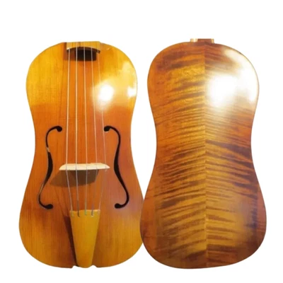 Hand made 5 strings Copy of medieval Fiddle 14" vielle.good sound#12629 - Image 1 of 4