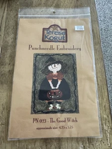 Teresa Kogut Punch needle Embroidery Pattern The Good Witch Halloween - Picture 1 of 3