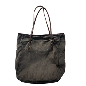 J.Crew Tasche Schultertasche olivgrün Canvas Leder Shopper distressed #2292 - Bild 1 von 17
