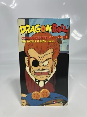 DRAGON BALL Commander Red: The Battle Is Won (Uncut) VHS Tape - Broken Case - Image 1 of 4