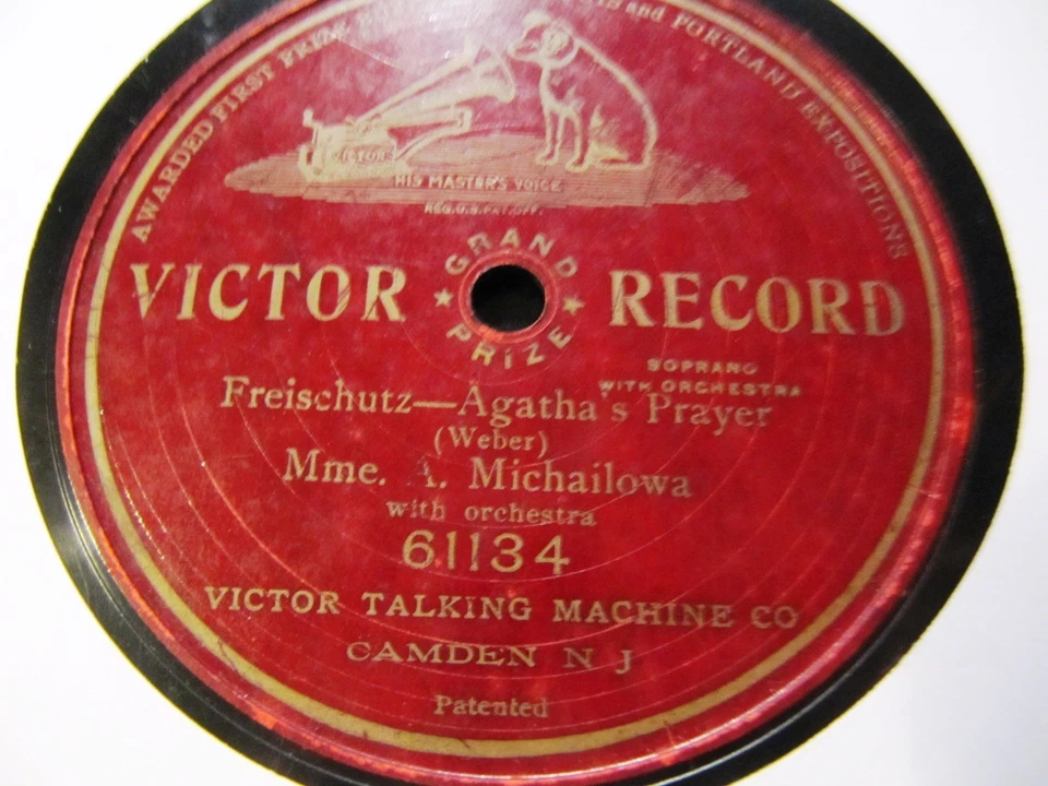 1905 RUSSIAN G&T Marie Michailowa FREISCHUTZ Aria of Aennchen Kommt ein schlan - Image 1 of 1