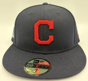 Cleveland Indians Guardians 2018 Post Season eng anliegende Mütze Größe 7 - Bild 1 von 3
