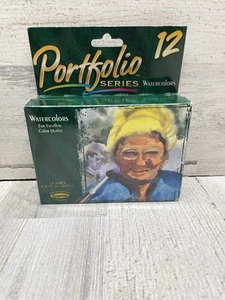 Vintage 1998 Crayola Portfolio Series 12 tube Watercolors - Picture 1 of 4