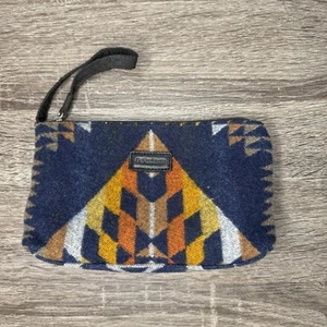 Pendleton Coin Purse Bag Pouch Wool Wristlet Aztec Print Southwest Wallet 8”x5” - Picture 1 of 12