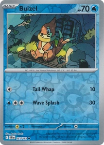 Buizel 057/182 Destined Rivals Pokemon TCG Holograma Inverso - Imagen 1 de 1