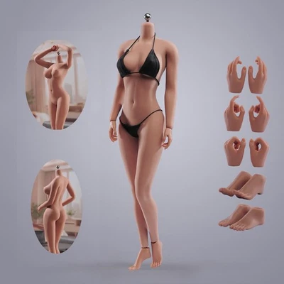 ANT 1/6 AB001S Suntan Skin Female Body Large Bust Breast 12inch Seamless Figure - Image 1 of 4