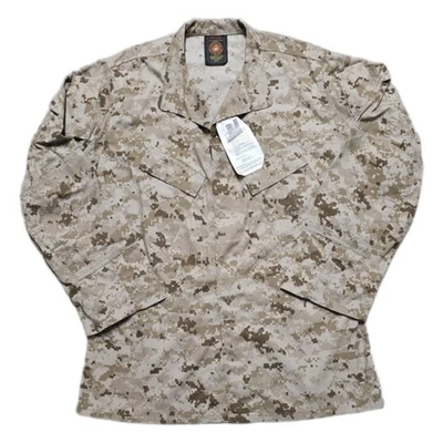 US Marine Corps MCCUU Desert Marpat Blouse Jacket Mens M Long Combat Frog Top - Image 1 of 4