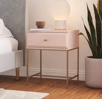 Mesita de noche Mr.Kate Effie, rosa Foto 1 de 3