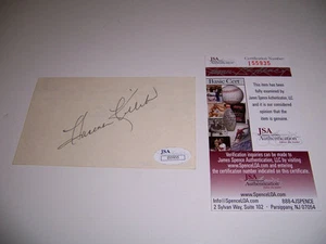JSA CERTIFIED AUTOGRAPHED INDEX CARD - HARMON KILLEBREW SENATORS MINNESOTA TWINS - Picture 1 of 4