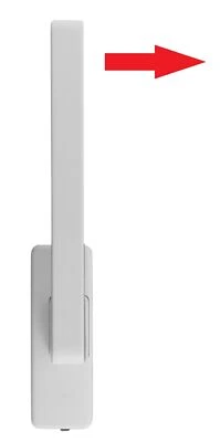 GU Maniglia girevole per porta scorrevole K-12920-00-L-7, bianco, DIN sinistra - Immagine 1 di 3