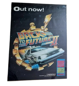 BACK TO THE FUTURE II 1990 MICROSOFT IMAGE WORKS POSTER - Picture 1 of 5