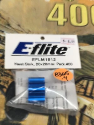 E-flite EFLM1912: Disipador de calor {20x20 mm} Park 400 Inrunner Nuevo en paquete enviado a EE. UU. Foto 1 de 3