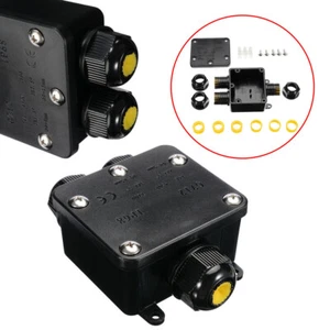 1 Satz 3 Wege Abzweigdose Klemmdose IP68 Wasserdichte Verteilerbox Anschlussdose - Bild 1 von 6