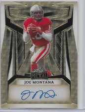 2023 LEAF METAL JOE MONTANA GOLD SUPER PRISMATIC REFRACTOR AUTO SIGNATURE 1/1