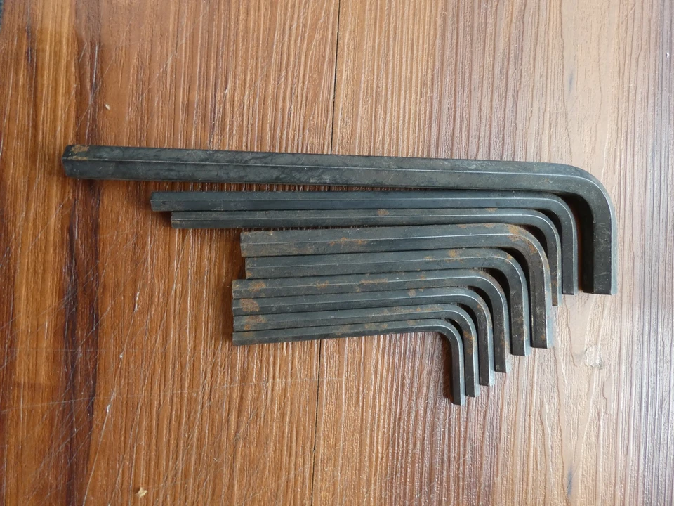 LOT 9 PIECE CRAFTSMAN  USA   ALLEN HEX WRENCHES - Image 1 of 1