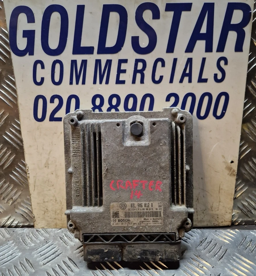 VW VOLKSWAGEN CRAFTER 2.0TDI 2011-2015 ECU 03L906012Q 0281017789 - Изображение 1 из 2