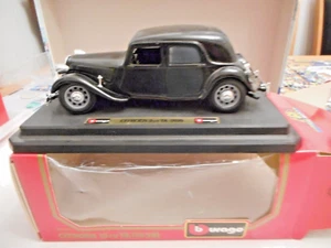 Bburago cod 1501 Citroen 15cv TA (1938) 1:24 + box - Picture 1 of 13