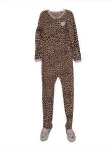 Carter's Girls 1pc Pajamas Animal Print, Footed - Picture 1 of 11