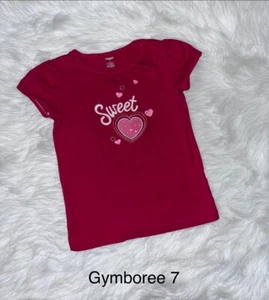 Gymboree Valentine's Day Sweet Red Tee Size 7 - Picture 1 of 1