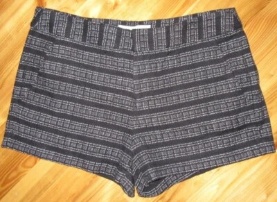 Pantalones Cortos Joie Merci 6 Negro/Blanco Cremallera 2 Bolsillos Nuevos con Etiquetas Tan Lindos $158 Foto 1 de 4