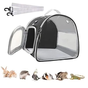 Small Animal Carrier Bag, Upgraded Portable Guinea Pig Carriers, Black - Picture 1 of 7