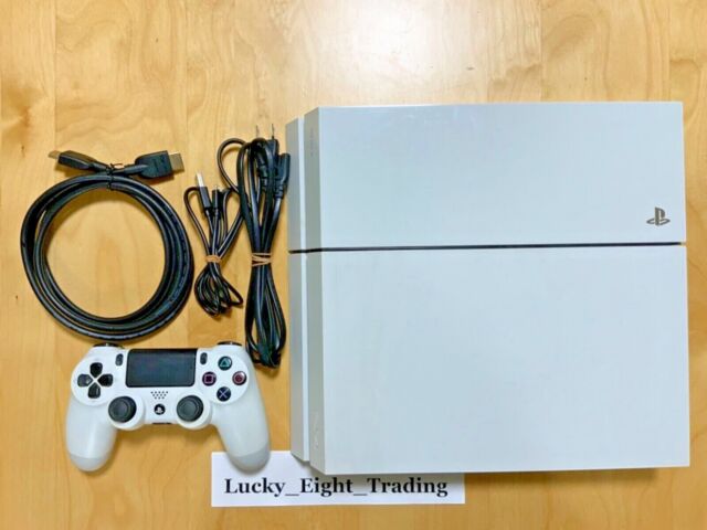 Sony Playstation 4 w/ Accessories, 500GB, CUH-1115A - Glacier White