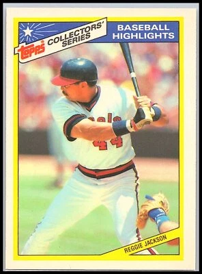 1987 Topps Woolworth Baseball Highlights #4 Reggie Jackson - Image 1 of 2