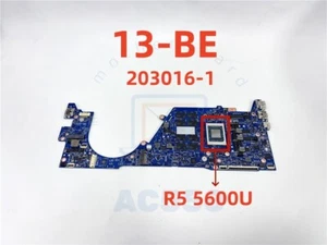 Laptop Motherboard For HP 13-BE	WITH 100-000000287 Ryzen 5 5600 16G RAM 203016-1 - Picture 1 of 5