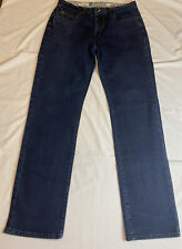 Jag Mens 34 Blue Low Rise Slim Leg  Jeans Cotton Button & Zip Feature Pockets