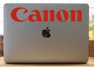 Canon Cameras Logo Decal- Photography Sticker- Film Decal- Vinyl Decal - Picture 1 of 3