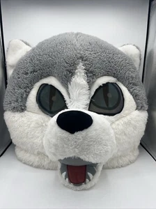 Dan Dee Collectors Big Greeter Testa di Lupo, Maschera Costume, Taglia Adulto, Spedizione Gratuita - Foto 1 di 8