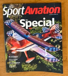 OCTOBER 2017 SPORT AVIATION MAGAZINE PITTS SPECIAL - Picture 1 of 3