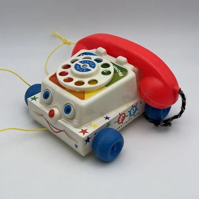 Vintage Fisher Price Toys TÉLÉPHONE 1961 Mattel Jouet Ancien Enfant - Photo 1/4