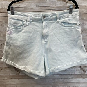 Disney Her Universe pantaloncino donna taglia 11 Ariel Sirenetta verde menta denim - Foto 1 di 9